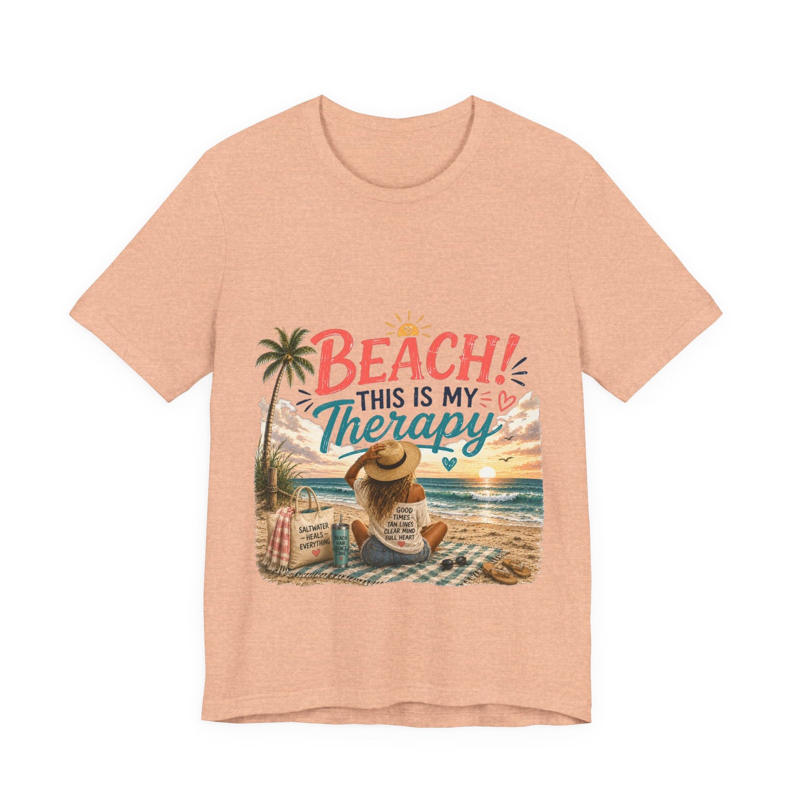 Beach This Is My Therapy T-Shirt