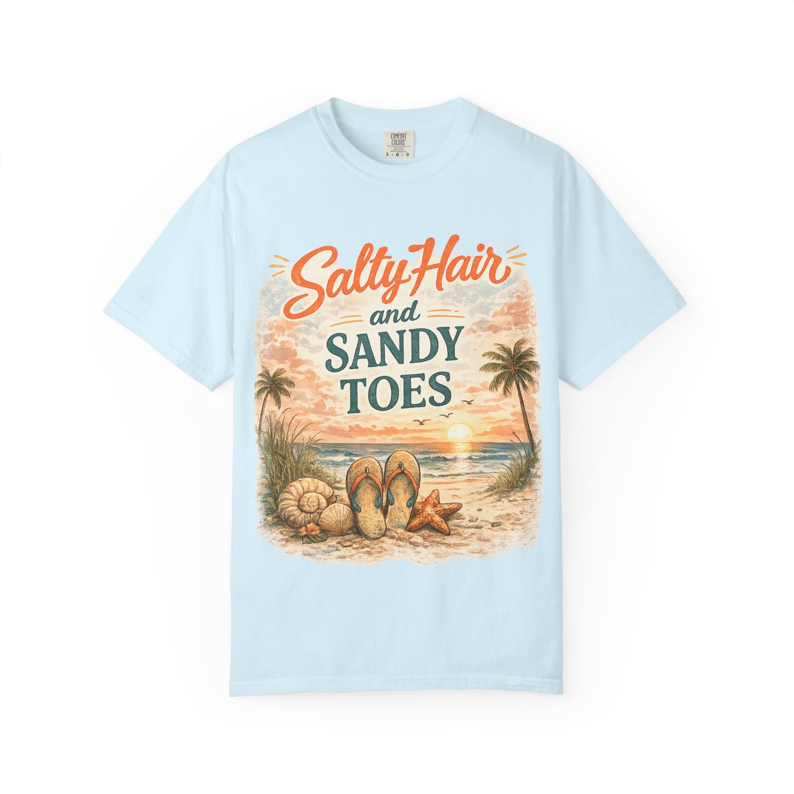 Salty Hair and Sandy Toes Beach T-Shirt