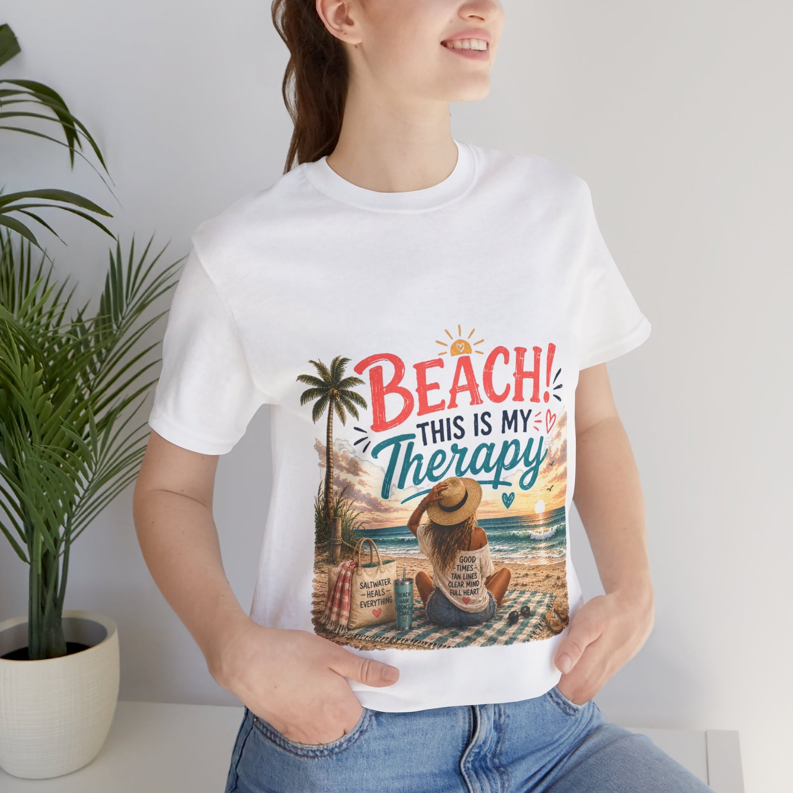 Beach This Is My Therapy T-Shirt
