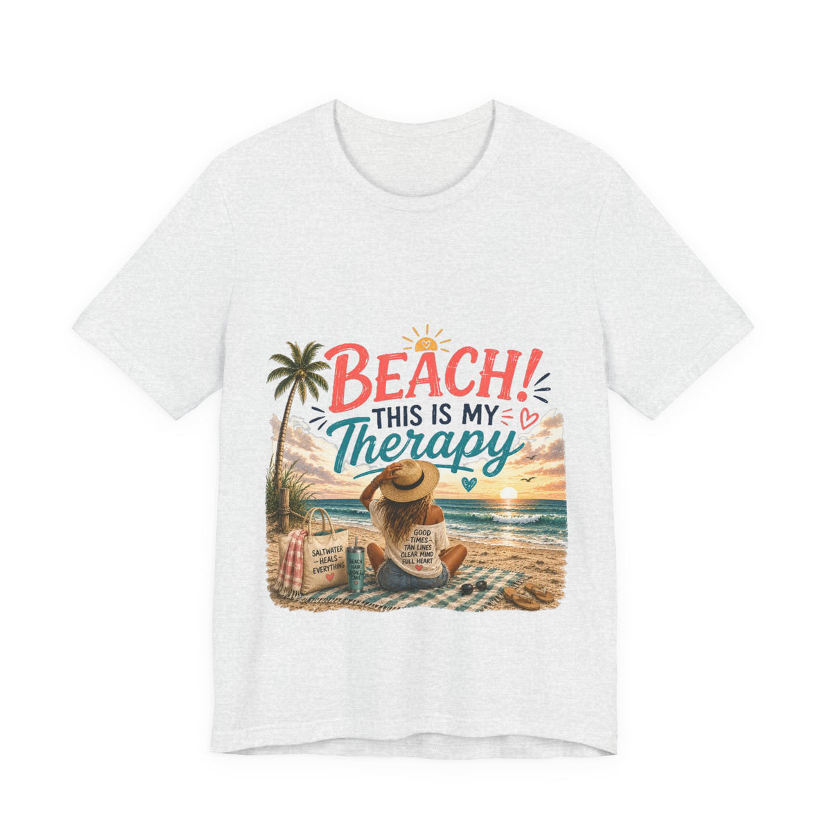 Beach This Is My Therapy T-Shirt