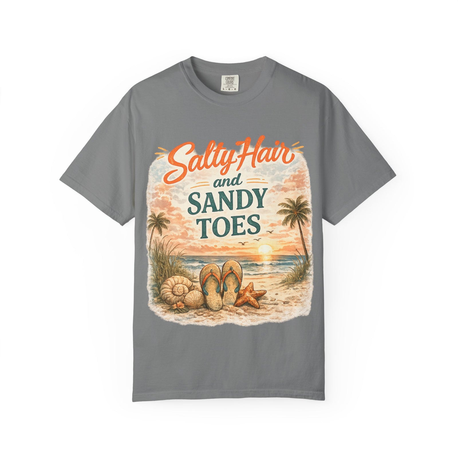 Salty Hair and Sandy Toes Beach T-Shirt