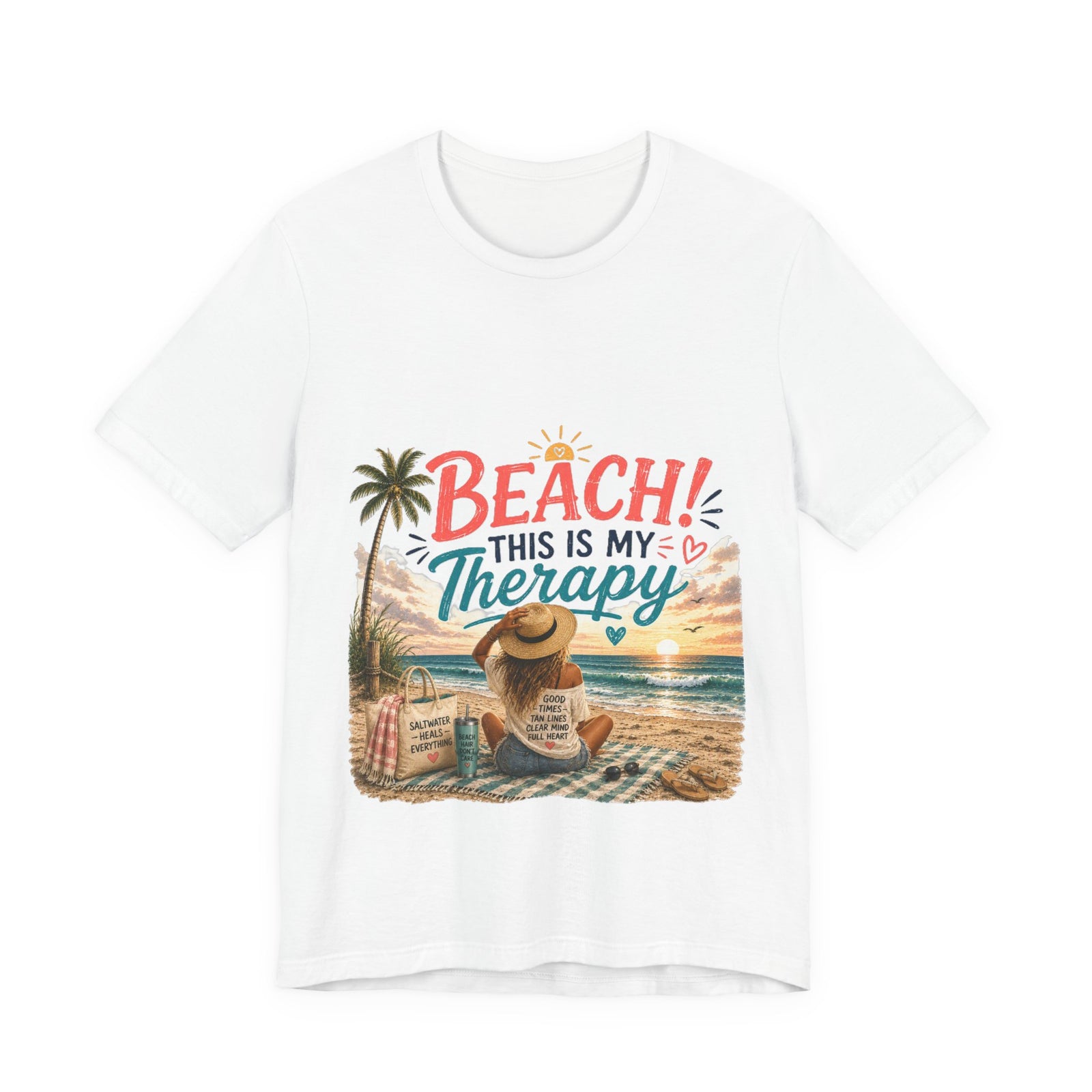 Beach This Is My Therapy T-Shirt