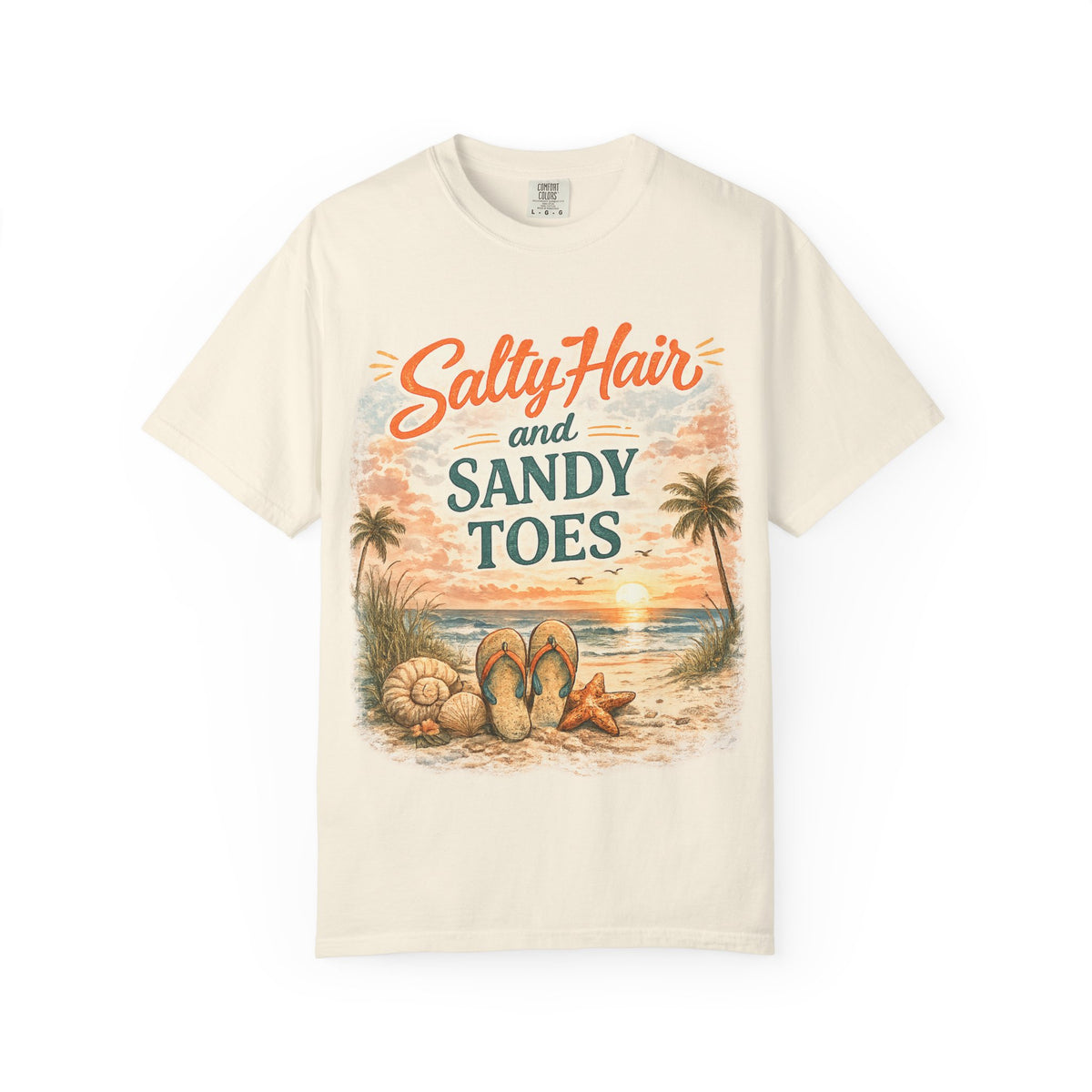 Salty Hair and Sandy Toes Beach T-Shirt