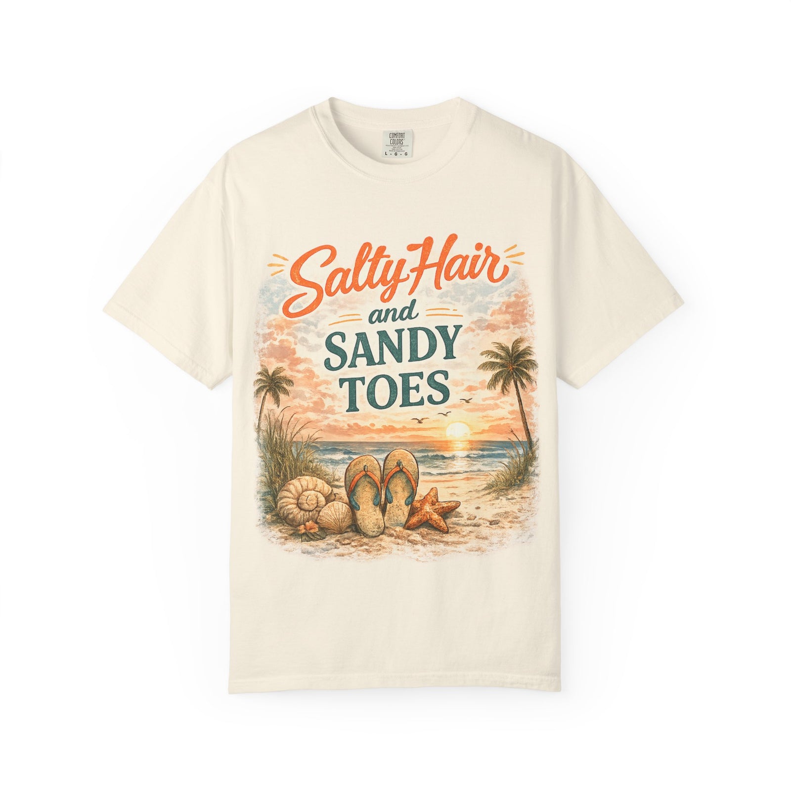 Salty Hair and Sandy Toes Beach T-Shirt