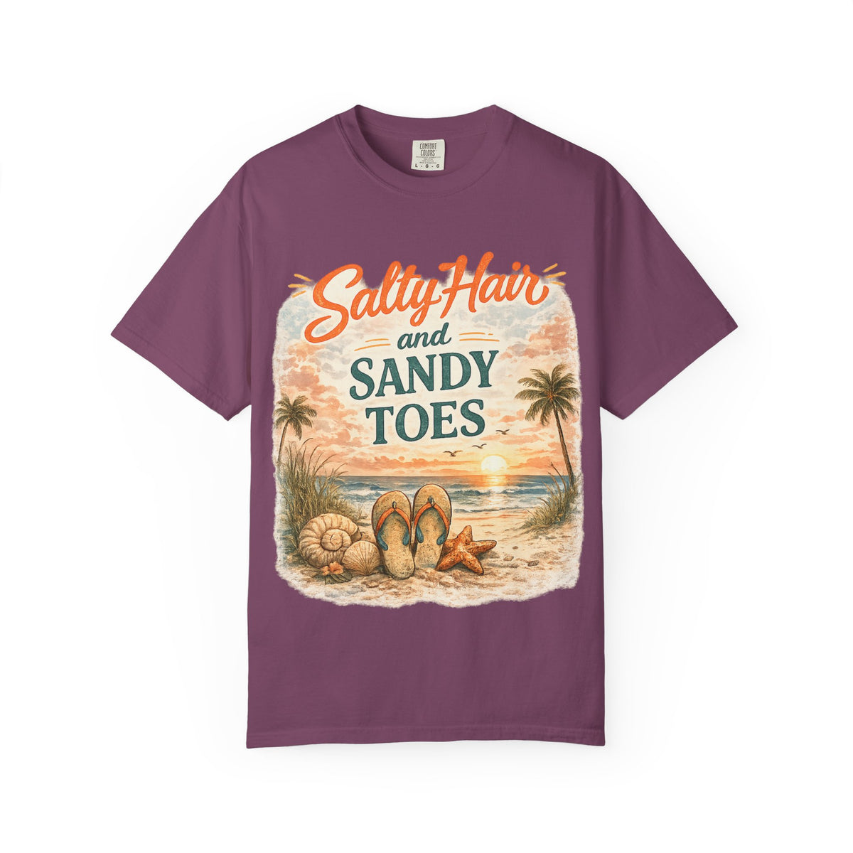 Salty Hair and Sandy Toes Beach T-Shirt