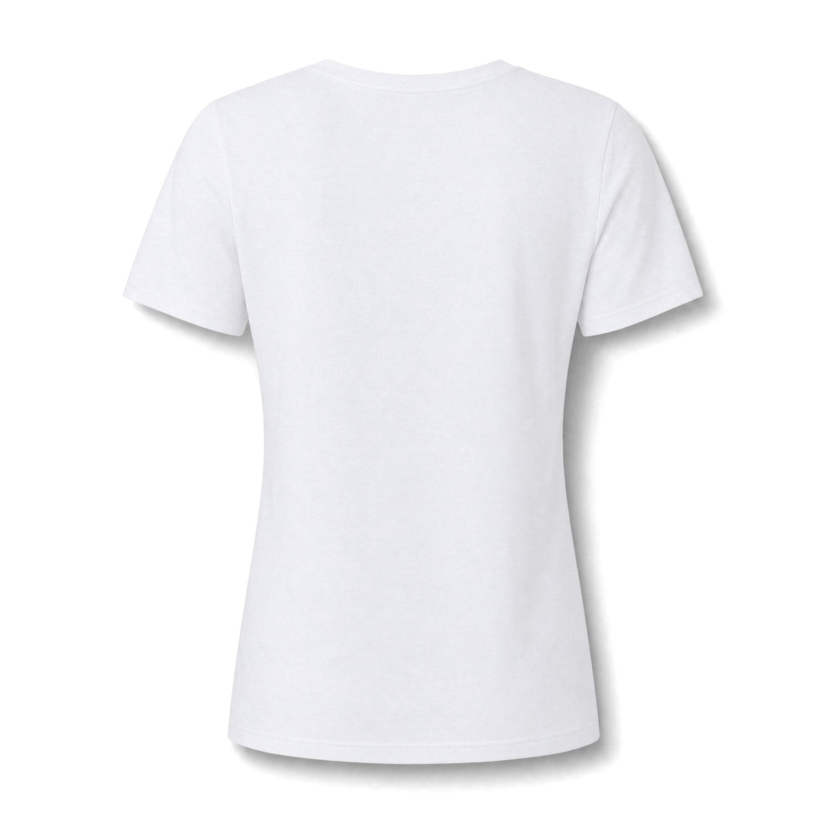 Women's V-Neck Tee — "Tan Lines, High Tides and Good Vibes" Beach Graphic
