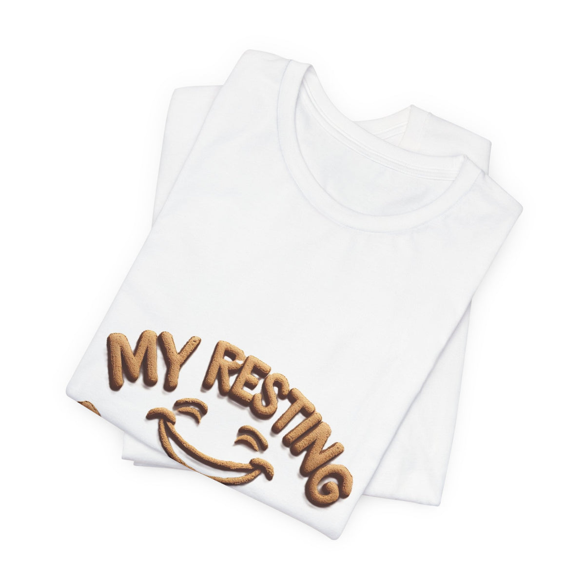 T-Shirt — "My Resting Beach Face" Funny Beach Vacation Tee