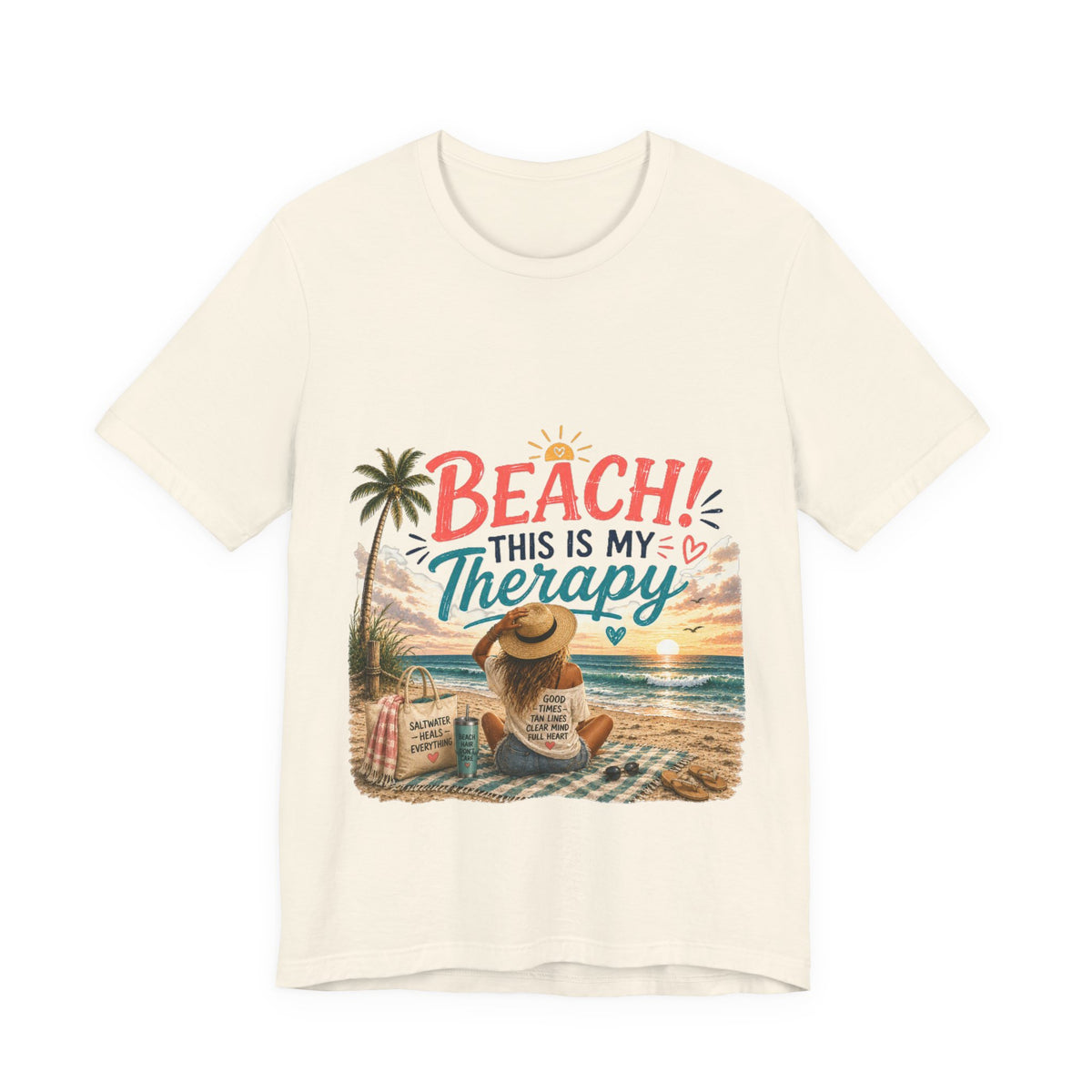 Beach This Is My Therapy T-Shirt