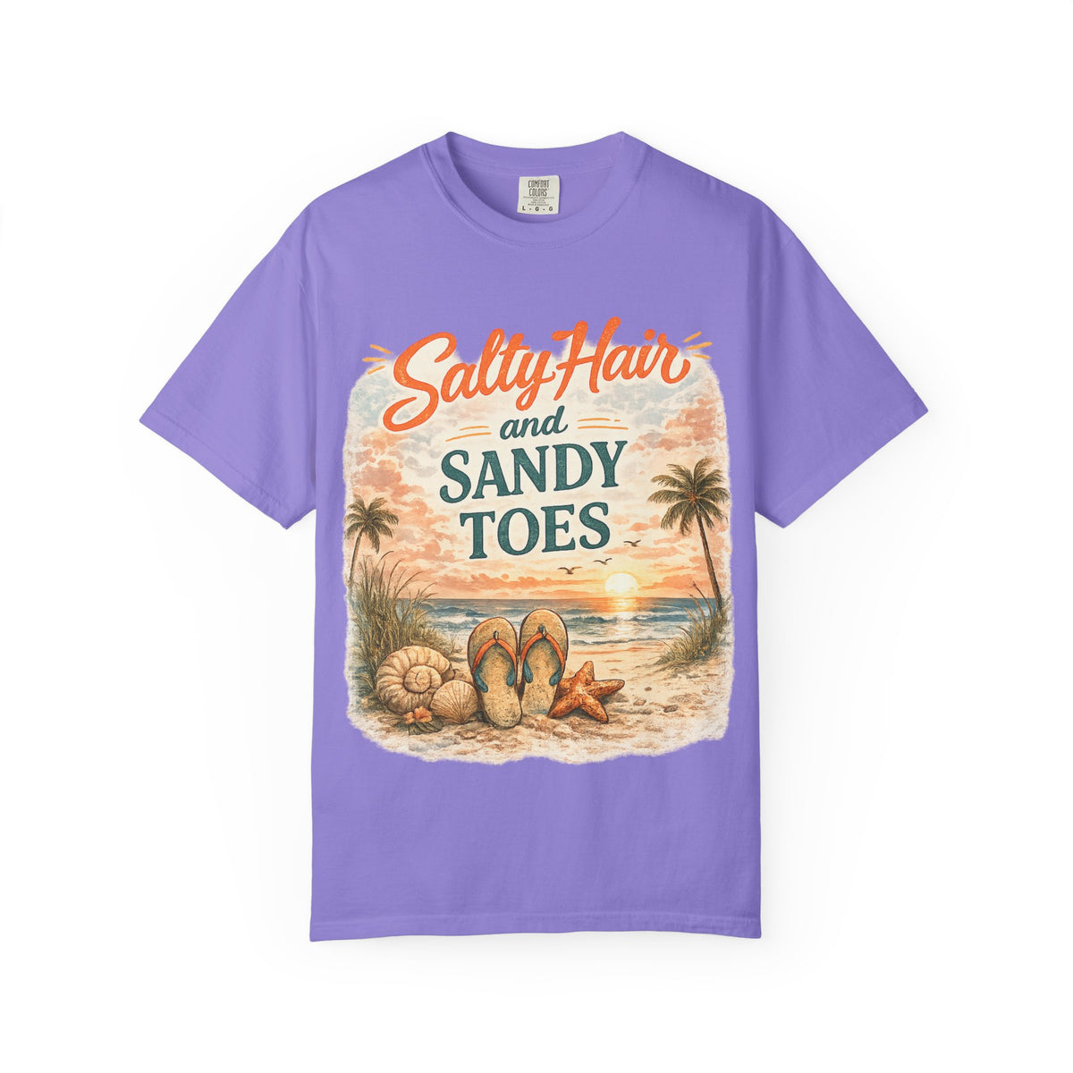 Salty Hair and Sandy Toes Beach T-Shirt