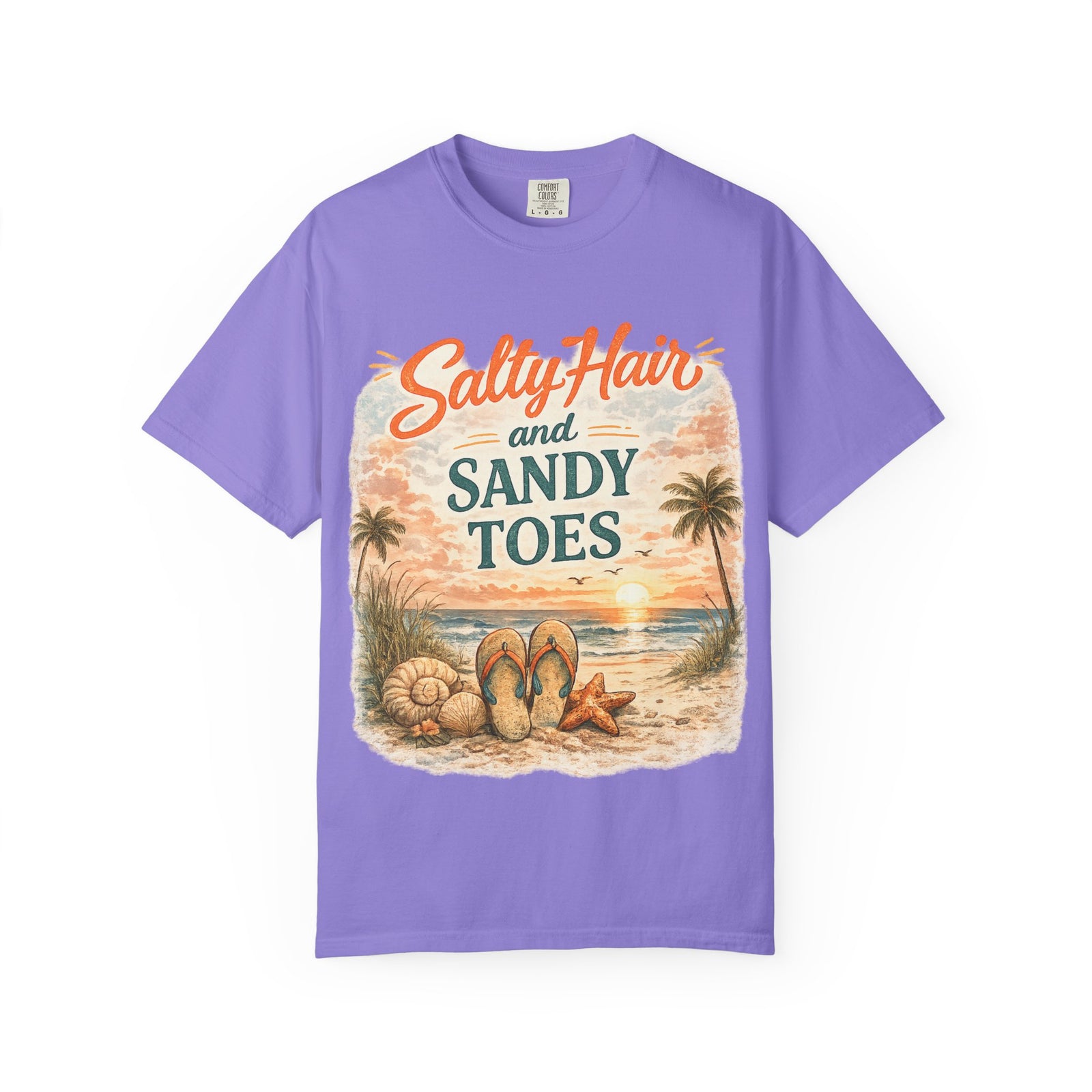 Salty Hair and Sandy Toes Beach T-Shirt
