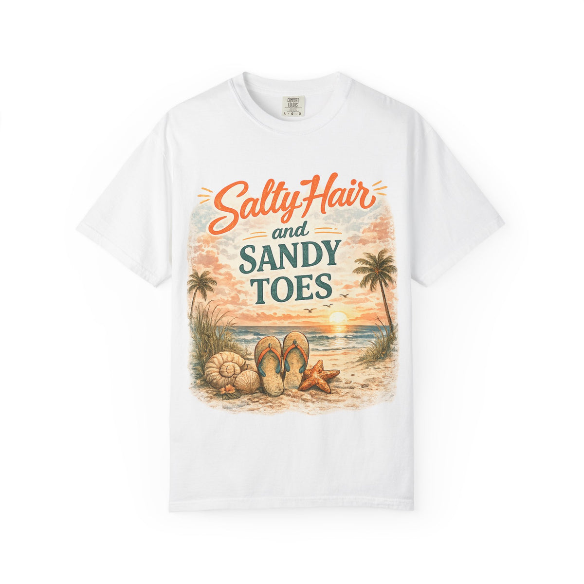 Salty Hair and Sandy Toes Beach T-Shirt