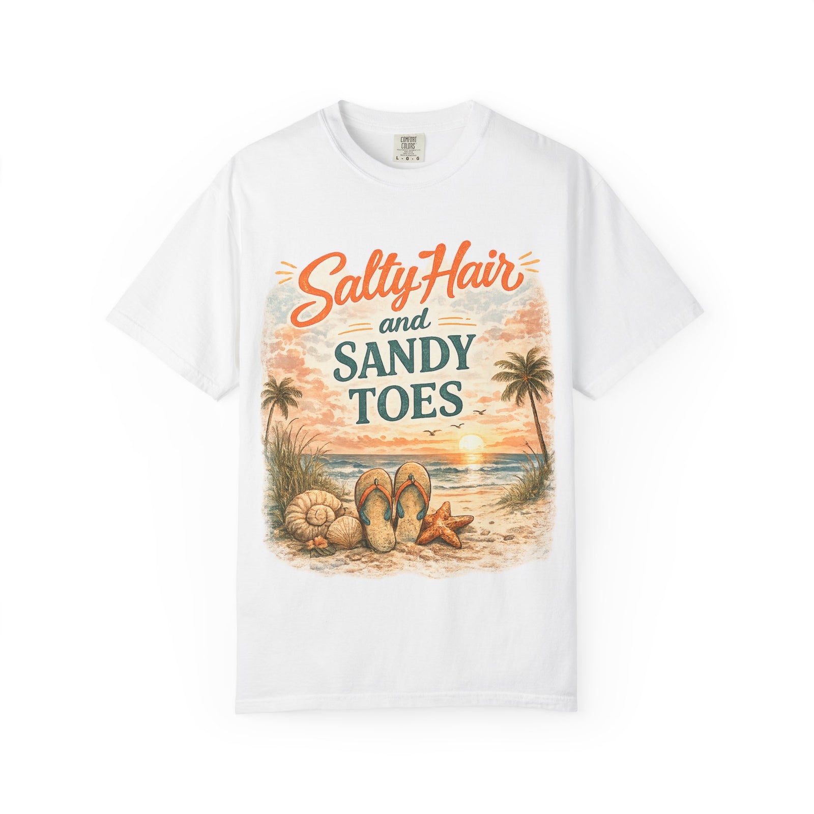 Salty Hair and Sandy Toes Beach T-Shirt