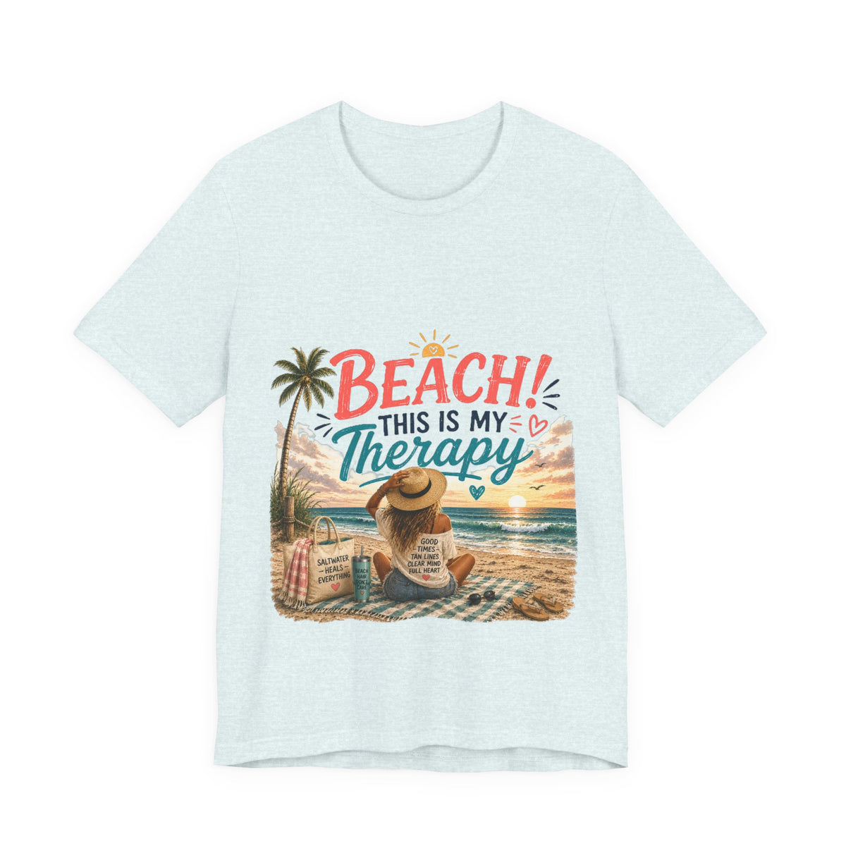 Beach This Is My Therapy T-Shirt