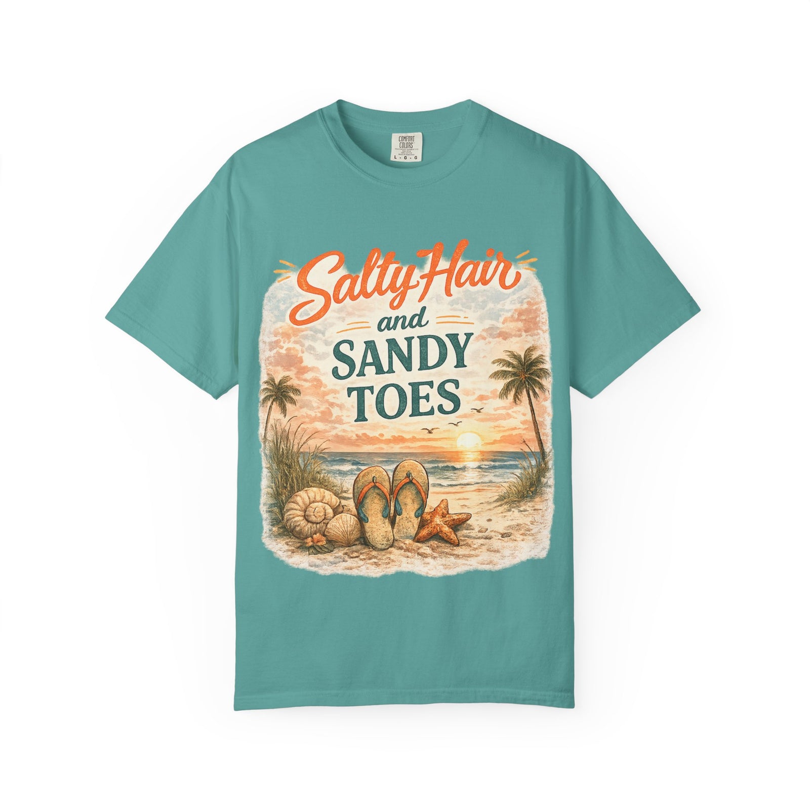 Salty Hair and Sandy Toes Beach T-Shirt