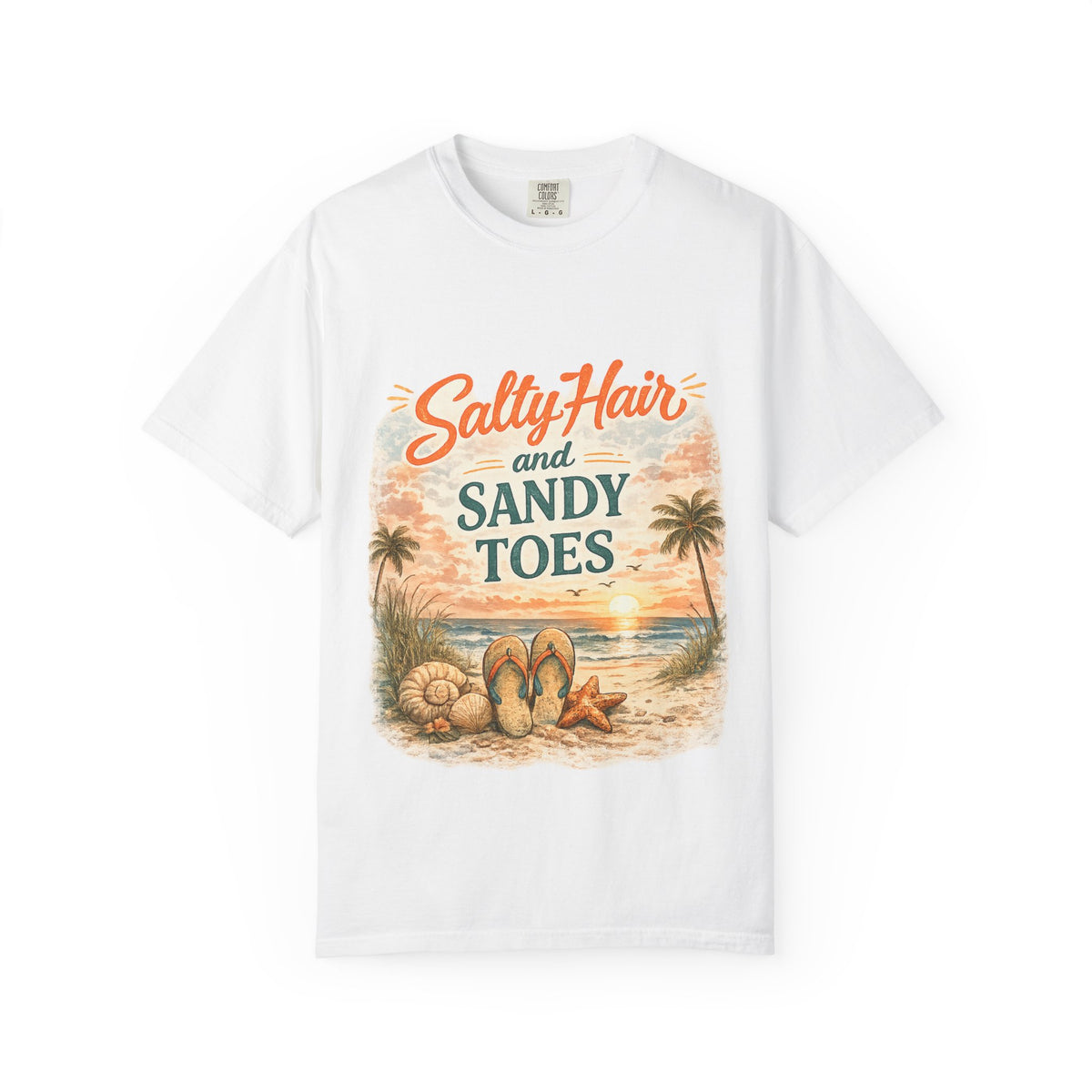 Salty Hair and Sandy Toes Beach T-Shirt