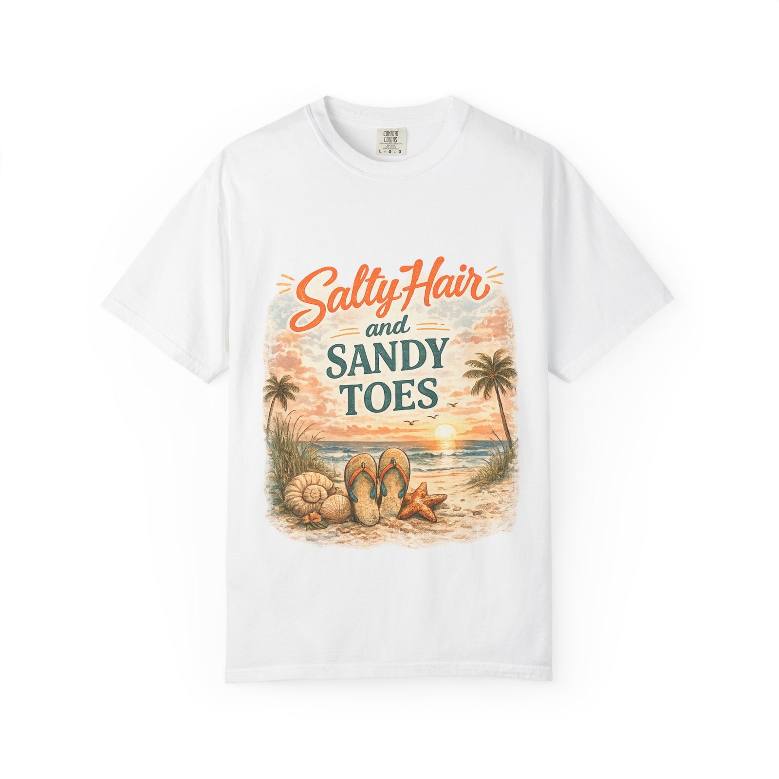 Salty Hair and Sandy Toes Beach T-Shirt