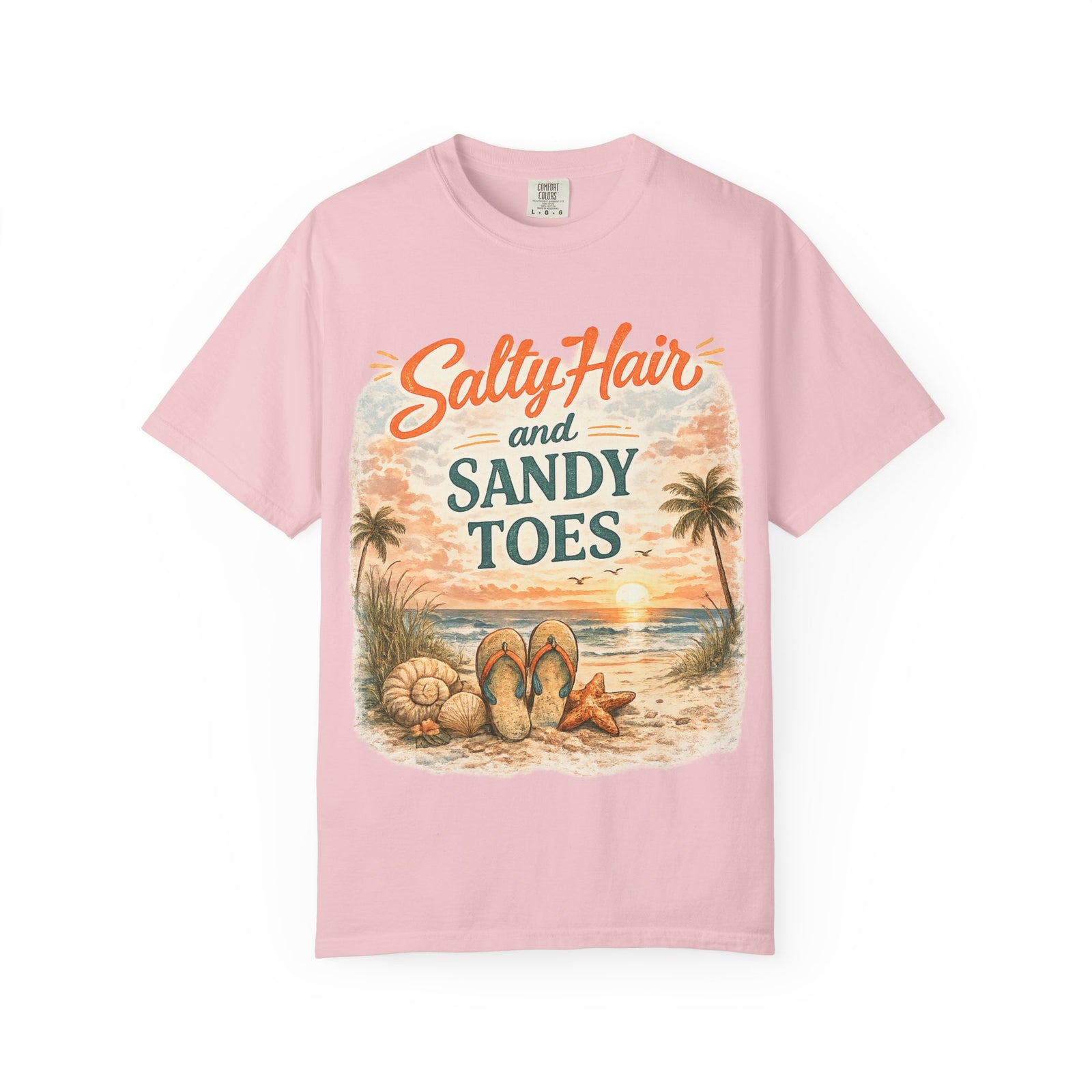 Salty Hair and Sandy Toes Beach T-Shirt