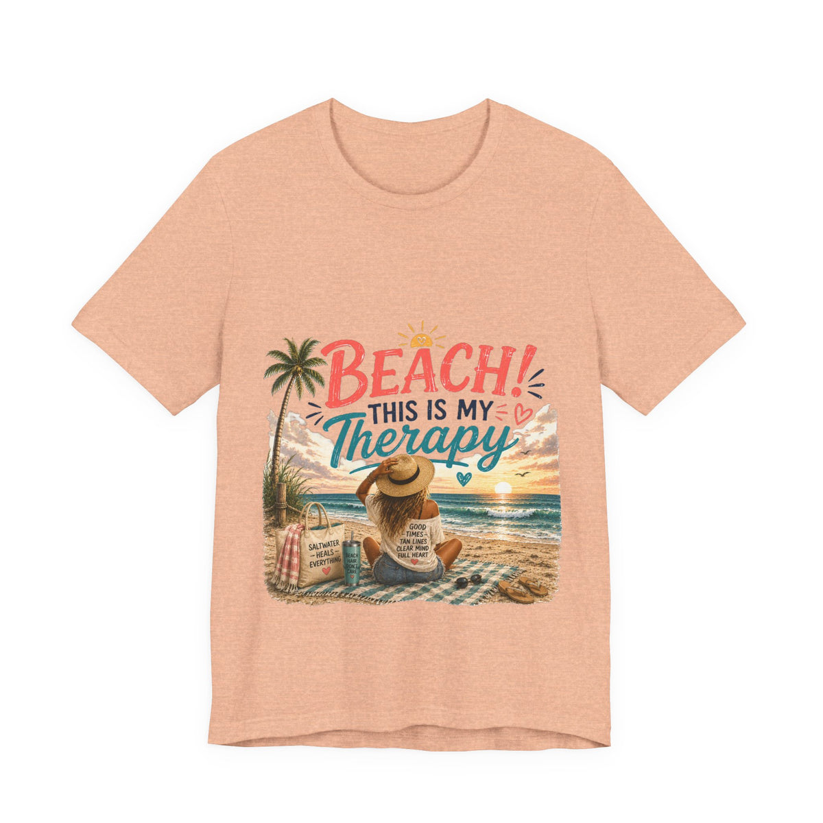 Beach This Is My Therapy T-Shirt