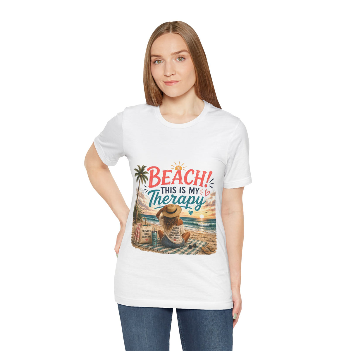 Beach This Is My Therapy T-Shirt