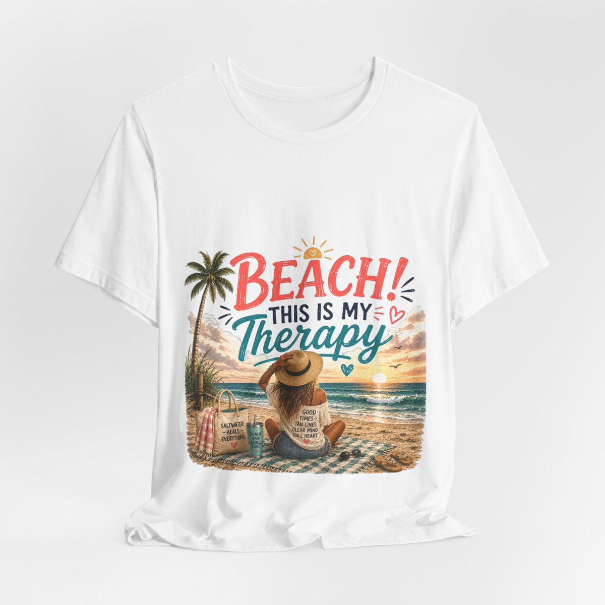 Beach This Is My Therapy T-Shirt